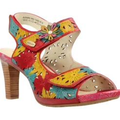 Sandales|Talons*Laura Vita Alcbaneo 6023 Rouge
